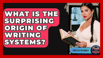What Is The Surprising Origin Of Writing Systems? - Firsts of the World
