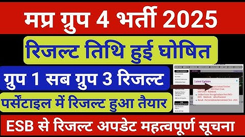 mp group 4 result 2025 | mp group 4 result | group 4 cut off 2025 | mp group 4 cut off 2025 #group4 