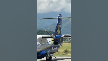 Buddha Air ATR Engine Starting | Plane Spotting Nepal | ATR 42 Video | Aviation Nepal | Planespotter