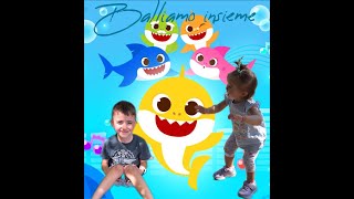 Gabriel and Sofia are dancing Baby Shark #babysongs #babyshark