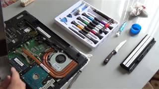 замена термопасты и чистка системы охлаждения на ноутбуке msi gp 60