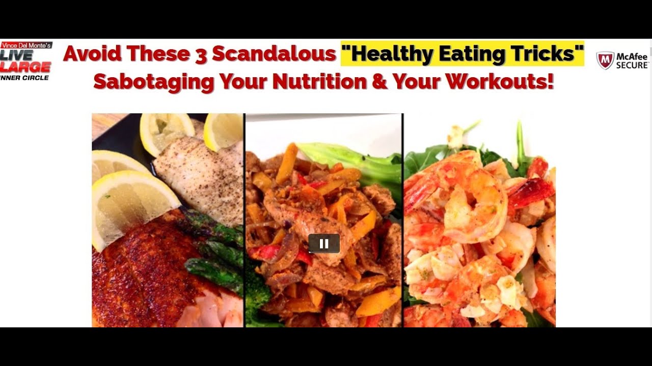 3 SCANDALOUS "HEALTHY EATING TRICKS" (AVOID) - YouTube