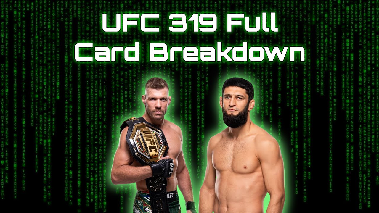 UFC 319: Du Plessis vs. Chimaev Full Card Breakdown - YouTube