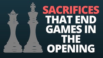 Sacrifices and Tactics that End Games in the Opening with GM Dzindzi - Exclusive Preview