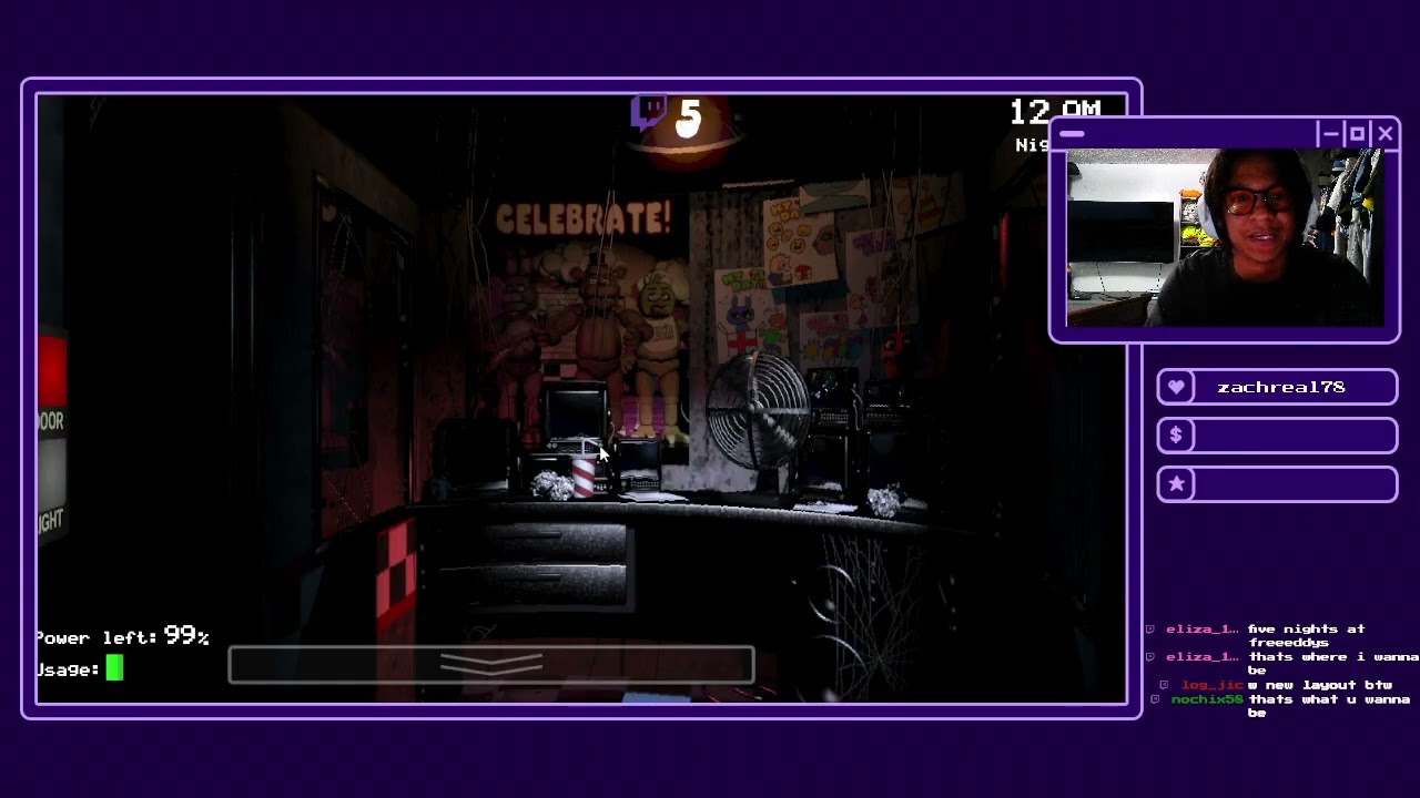 newbie plays FNAF 1 + NEW SETUP WHO DIS??