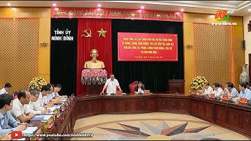 Kiểm tra, giám sát, đôn đốc công tác phòng, chống tham nhũng, tiêu cực tại Ninh Bình