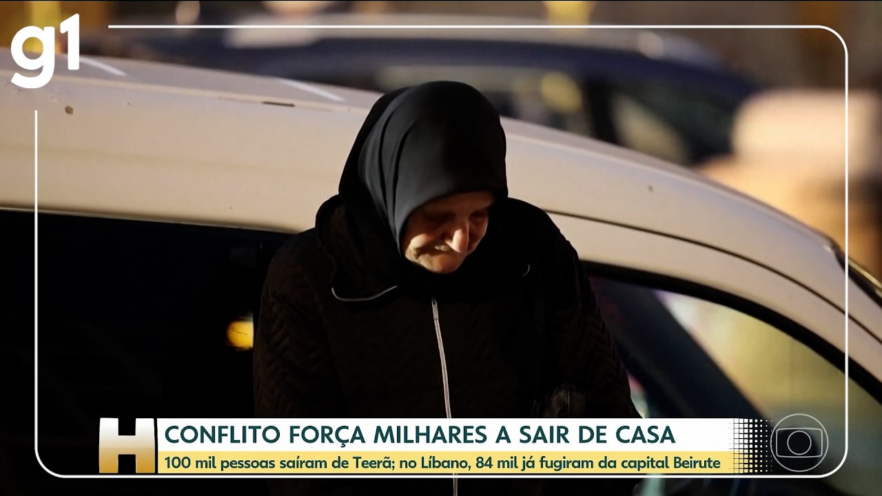 Conflito no Oriente Médio força milhares a sair de casa