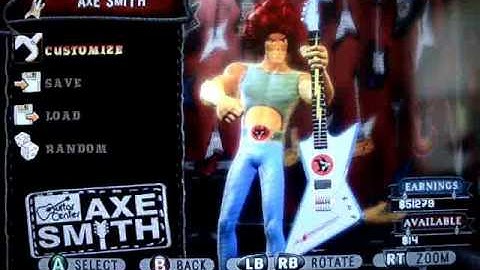 Guitar Hero World Tour custom characters