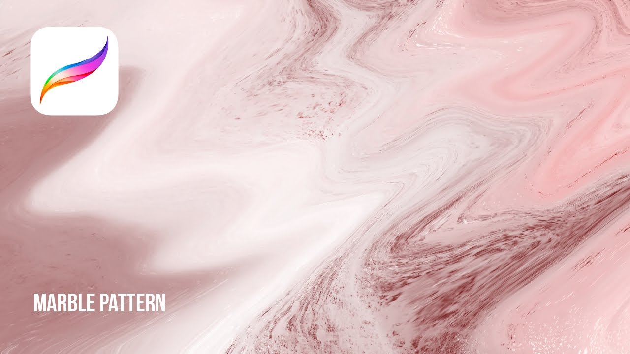 Create Marble Pattern in Procreate Pocket - Design on iPhone - YouTube