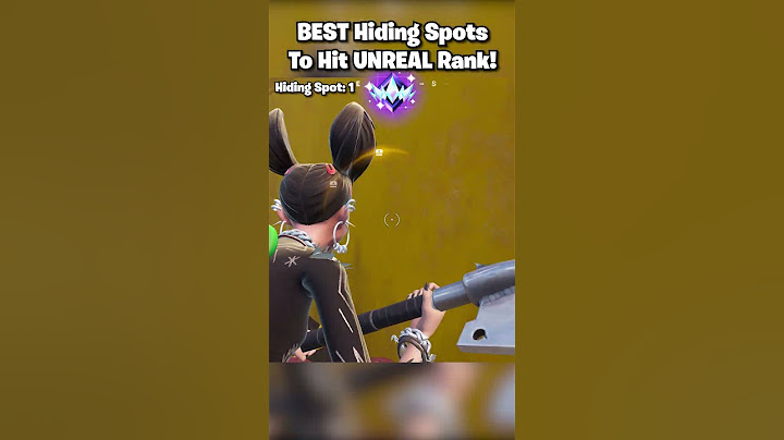 NEJLEPŠÍ úkryty k dosažení neskutečného 🏆 #šortky #fortnite