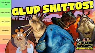 Ranking GLUP SHITTO Characters! | Star Wars Tier List