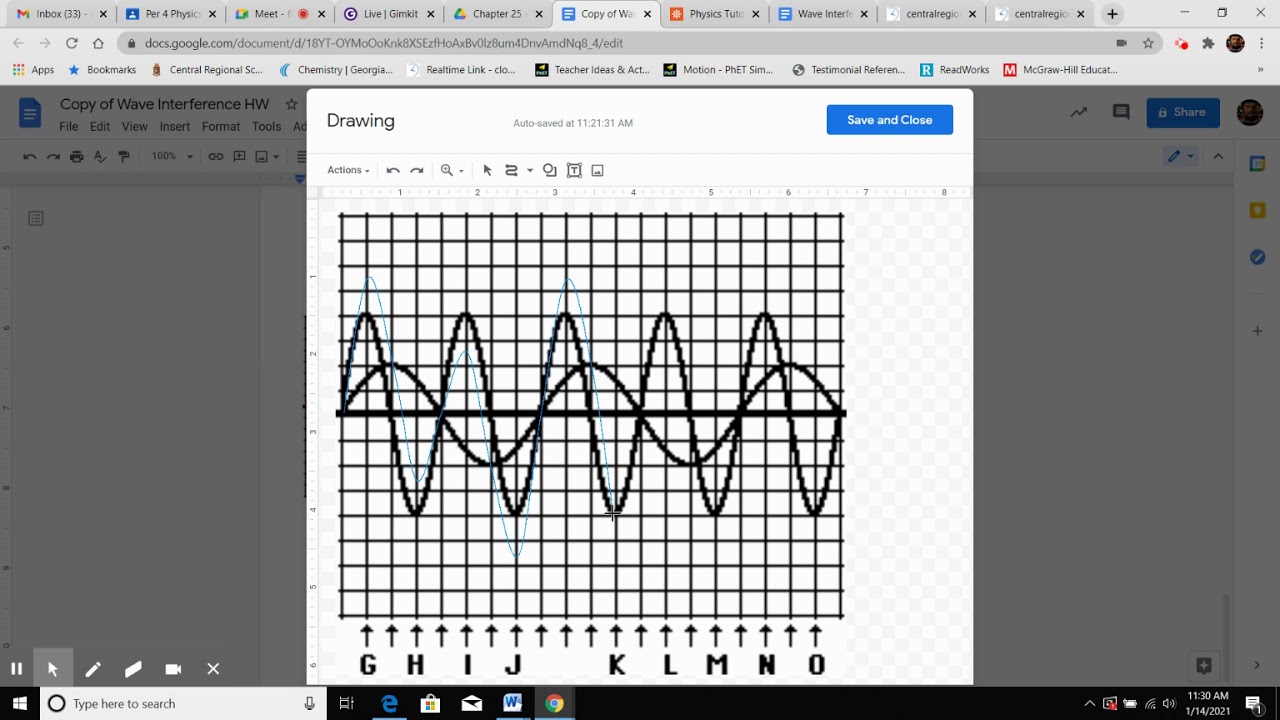 Wave interference constructive vs destructive waves - YouTube