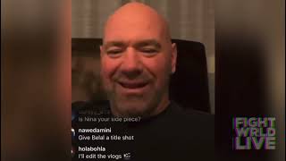 Dana White vs. Instagram Live Trolls