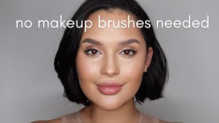 everyday makeup using no brushes