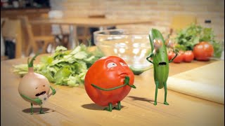 Funny Crying Tomato Resimi