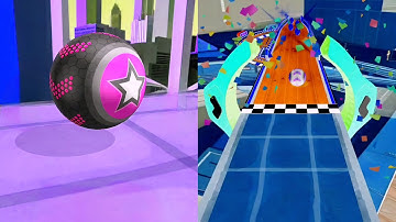 Going Ball 🏀 vs Reverse gameplay Hard Level Ball Colour Run , iOS Android New Update ( part : 2016 )