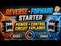 Reverse Forward Starter Control &amp; Power Circuit Explained | Forward Reverse Connection Full Details.