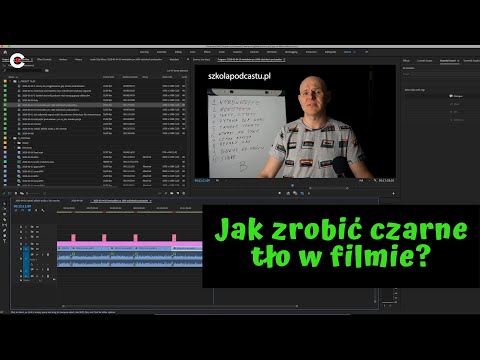 Wideo: Jak dodać czarne tło do obrazu: 8 kroków