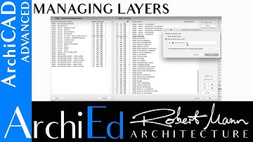 ArchiCAD tutorial - managing layers