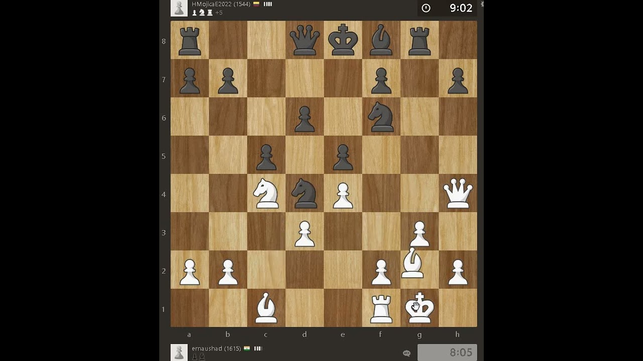 Blunder Opening and Quick Recovery | Chess Play and Learn Level 1615