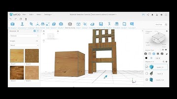 Texture and UV mapping in SelfCAD