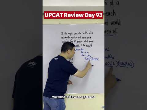 UPCAT REVIEW DAY 93 with Ahia Robert [PERCENTAGE PROBLEM]