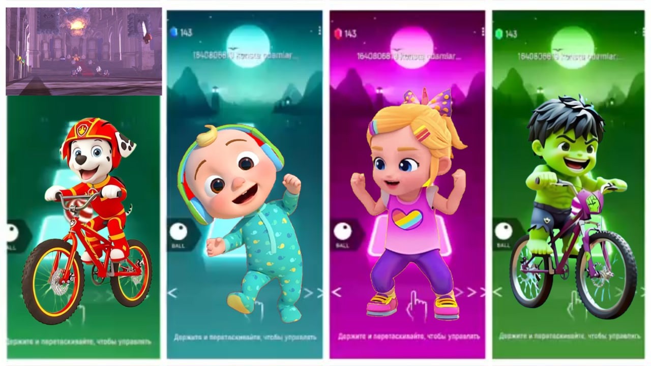 🔥 Blaze Paw Rider – Tiles Hop EDM Challenge