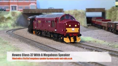 Howes Class 37 DCC Sound With An Easy To Fit Megabass Speaker