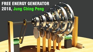 Free Energy Generator 2018, JUNG CHING PENG Inertia Constant Generator