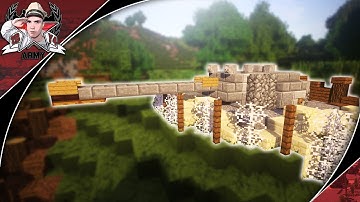 Minecraft: WW2 Pantherturm I (Bunker #3) | Turret Emplacement Bunker Tutorial