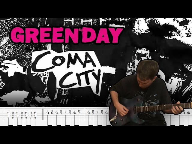 Coma City - Green Day cover (WITH TABS) class=