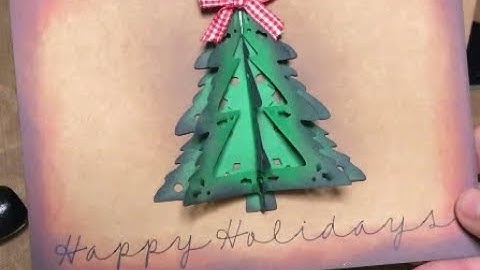 DIY Christmas cards with the Cricut Machine