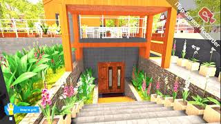 Made With House Flipper 2 - Underground Home 1Blk Guest Room And Terase 10X17M Back Garden