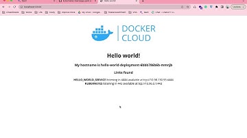 Kubernetes helloworld with docker desktop | 60 seconds