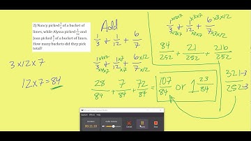 Fractions word problems - add and subtract