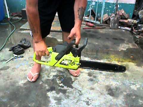 motosierra Poulan - YouTube
