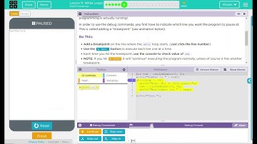 Unit 5 - Lesson 11 #6: Debug Commands