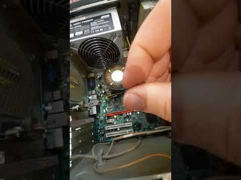 Как снять батарейку Bios?