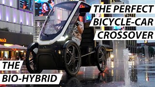 The BioHybrid BicycleCar Crossover Gives You Agility And Power With Comfort And Convenience