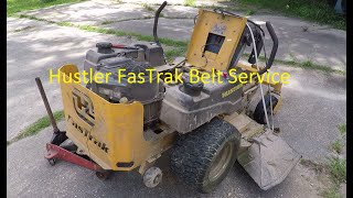 Hustler Fastrak Blade and Pump Belts Service