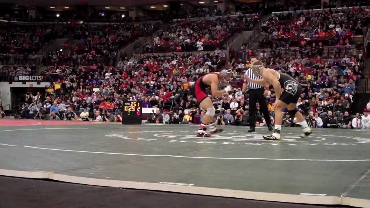 2012 OHSAA 182 lbs. D2 Wrestling Finals YouTube