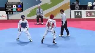 Asian Junior Taekwondo Championships. Final male 45