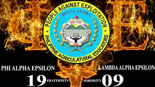 Phi Alpha Epsilon 1909 Aniversary.