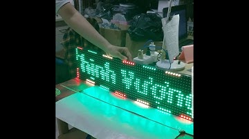 P10 3 màu SMD và test cấu hình mẫu với card BX-5U2