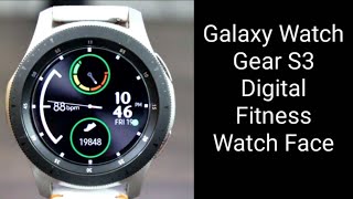 Free Galaxy Watch/Gear S3 Digital Fitness Watch Face screenshot 4