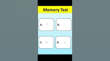 Memory Test - 40 / IQ Test #shorts #ytshorts #memorytest #iqtest