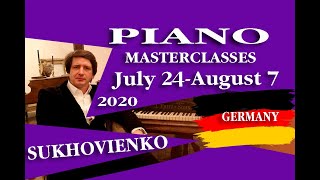 Piano masterclasses with Sukhovienko in Germany!