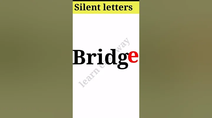 Silent letters | English pronunciation | learn easy way #shorts