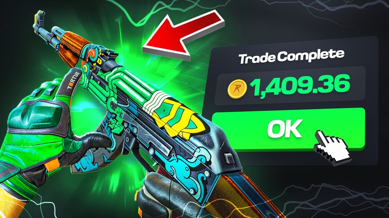 Withdrawing An AK Fire Serpent From CSGOROLL..