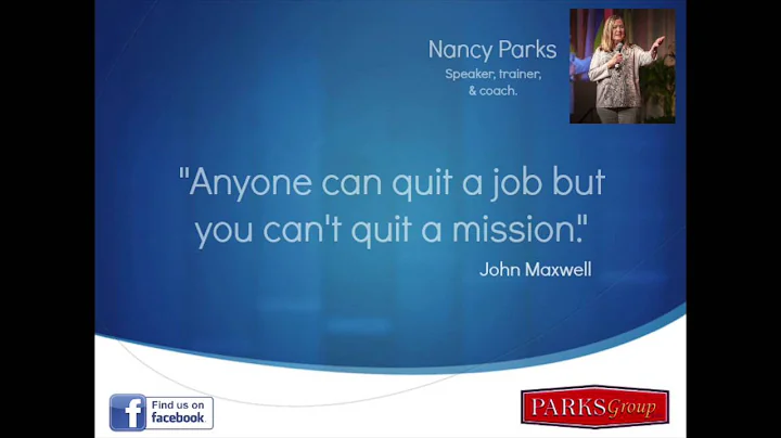 Nancy Parks - Quote #1